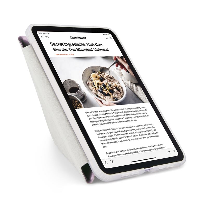 Husa Pipetto Origami No1 compatibila cu iPad Mini 6 2021 / 7 2024 Purple