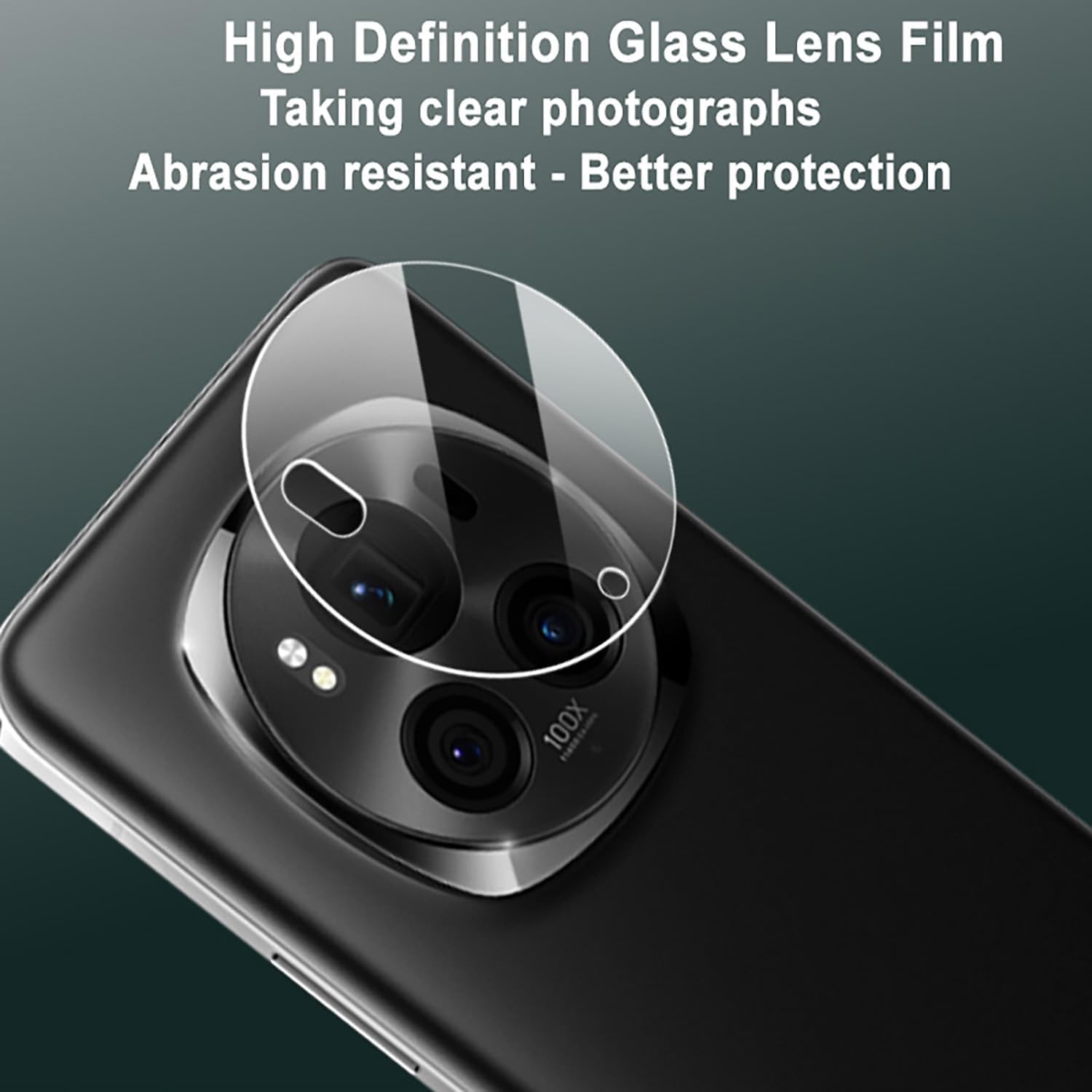 Set 2 Folii Protectie Camera pentru Honor Magic 6 Pro, Sticla Securizata, Transparenta, Anti-Scratch, 9H
