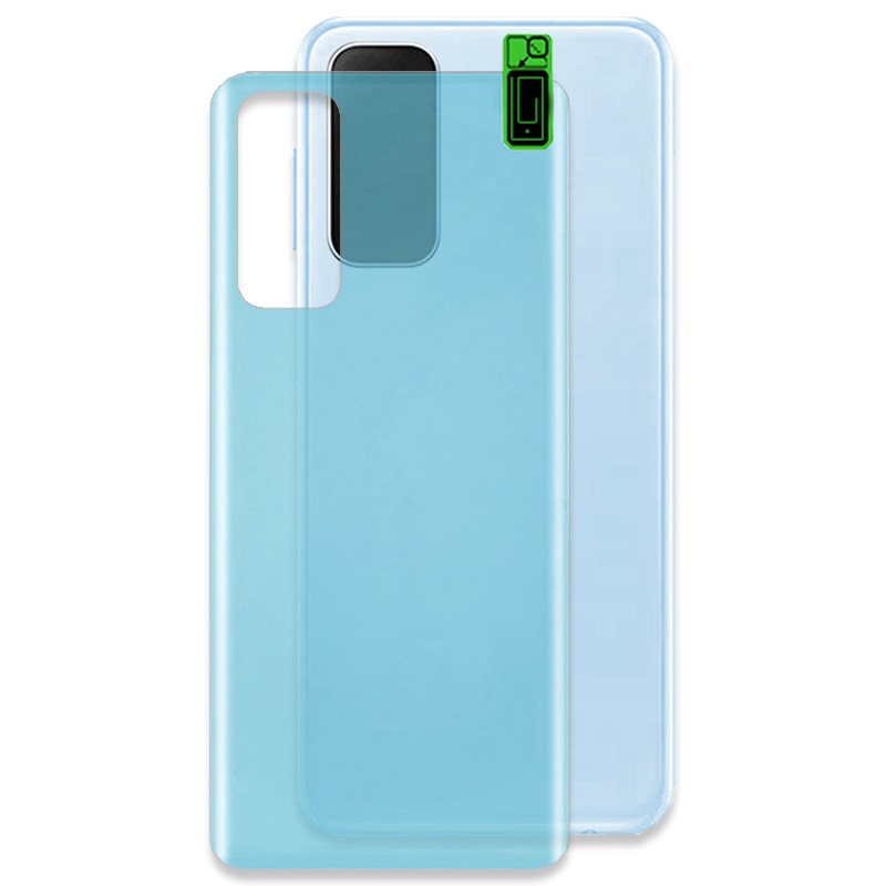 Folie Spate compatibila cu Apple iPhone 15 Pro Max, Silicon Hydrogel Regenerabil, Flexible Hydro-Crystal, Protectie Completa, Full Glue, Instalare usoara, Aplicare Fara Bule, Clear