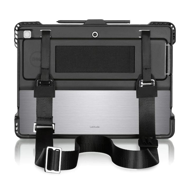 Geanta/Husa laptop, DELL, RG1322C, 33,8 cm, Argintiu/Negru