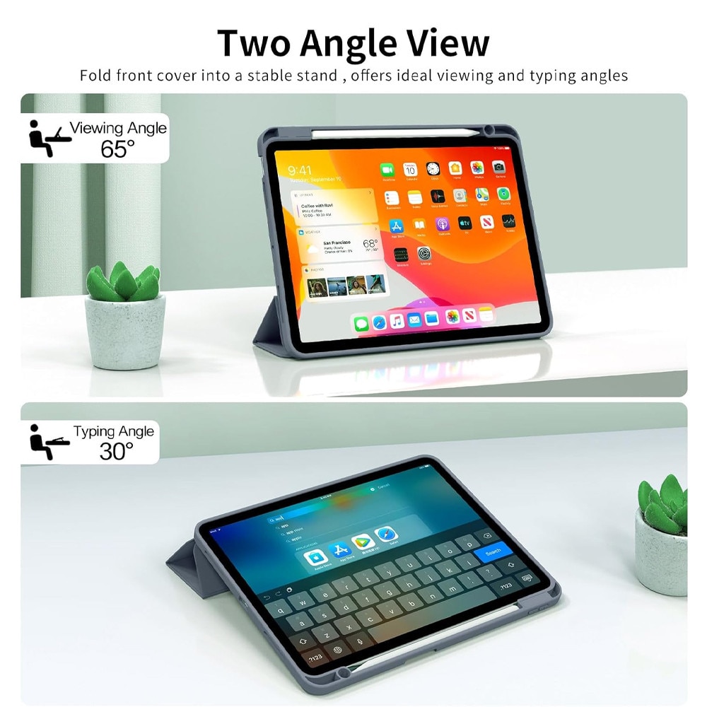 Husa Tableta FlexPro pentru Apple iPad Pro 13 (2024), Protectie Completa, Functie Stand, Suport Creion, Mov