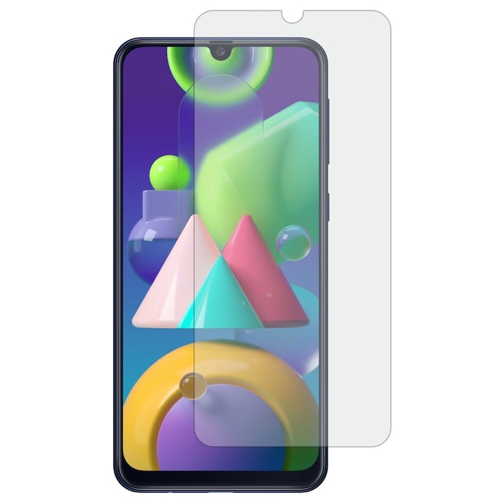 Folie Sticla TelOne pentru Samsung Galaxy M21, 0.33mm, Transparenta