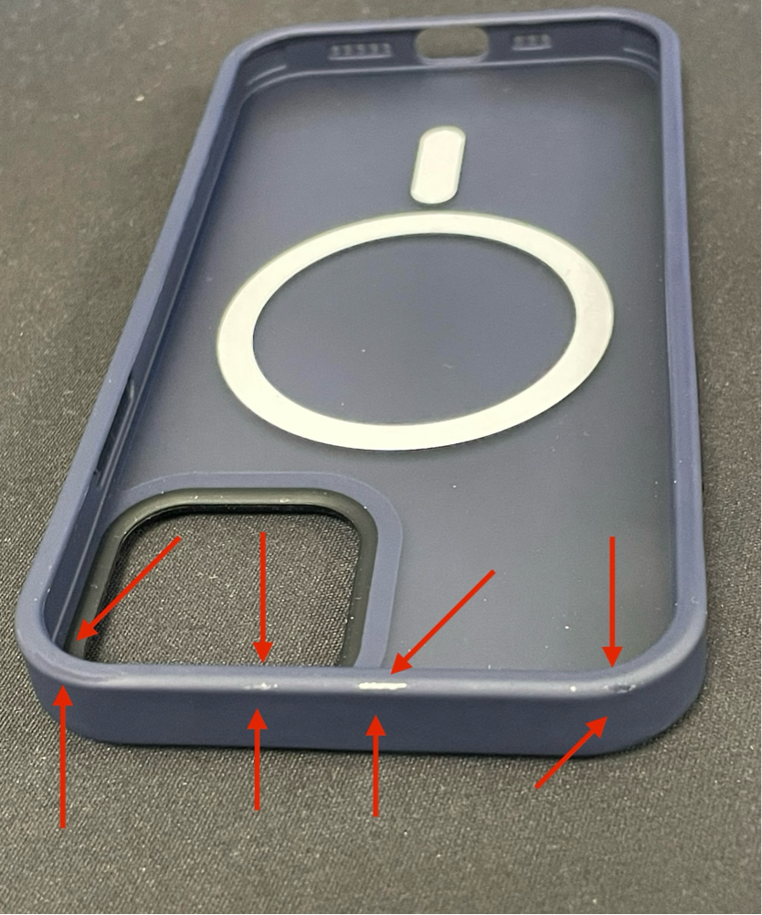 Husa pentru IPhone 12 / 12 PRO, MobileSmart MagSafe, Hybrid ultra slim, carcasa spate Antisoc, hardcase, Negru