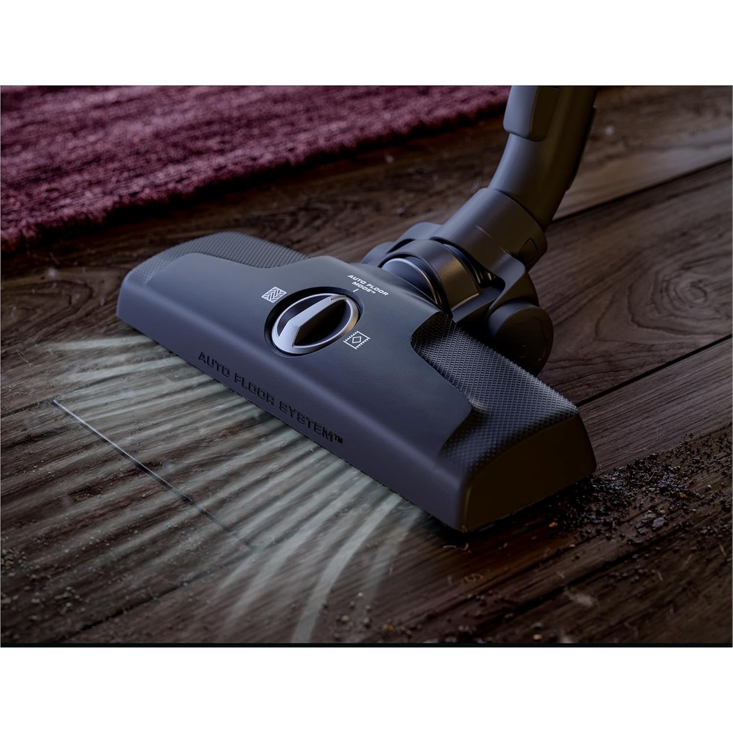 Aspirator cu sac AEG 6000 AB61C1OKO, putere mare de aspirare, roti XL, tub telescopic din otel inoxidabil, 65% material reciclat, cablu de 12 m, 850 W, accesorii, gri