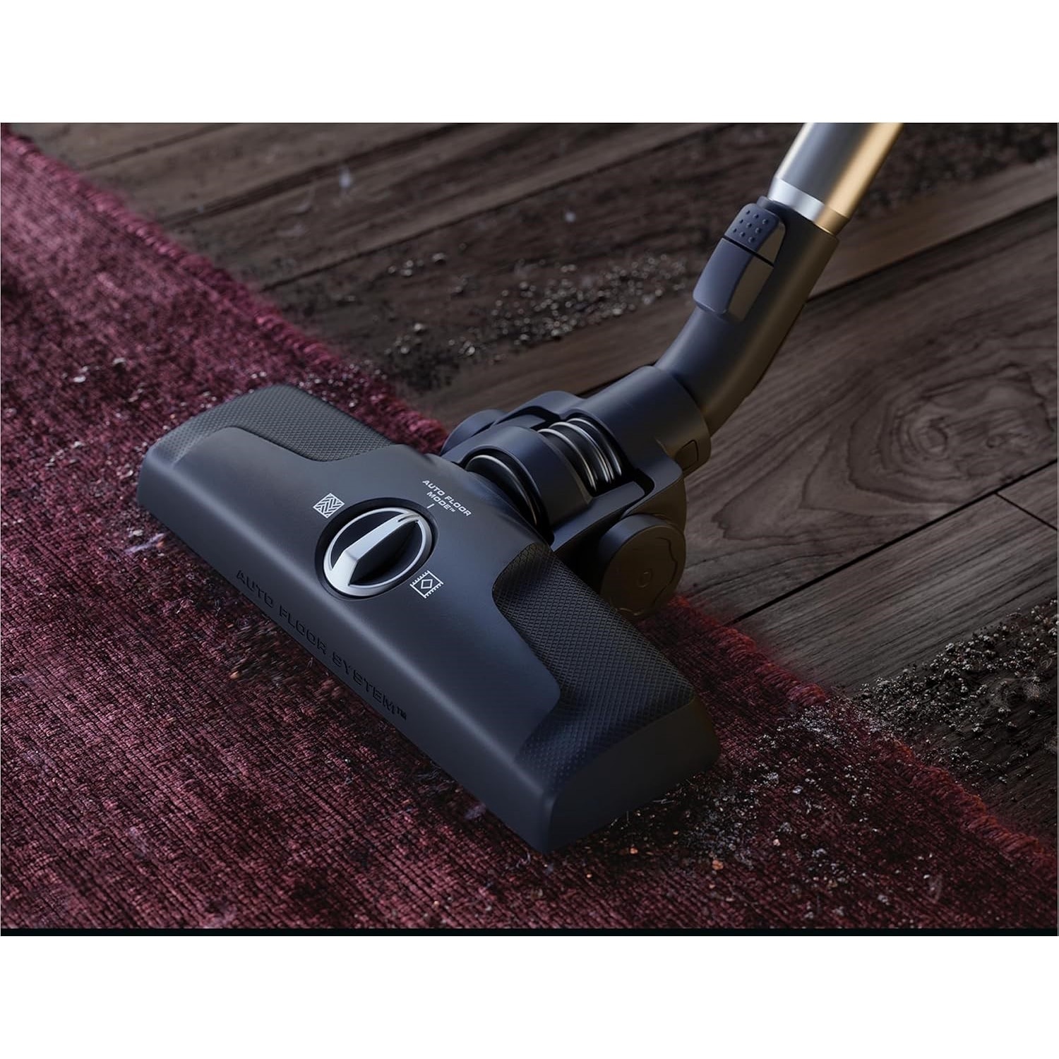Aspirator cu sac AEG 6000 AB61C1OKO, putere mare de aspirare, roti XL, tub telescopic din otel inoxidabil, 65% material reciclat, cablu de 12 m, 850 W, accesorii, gri