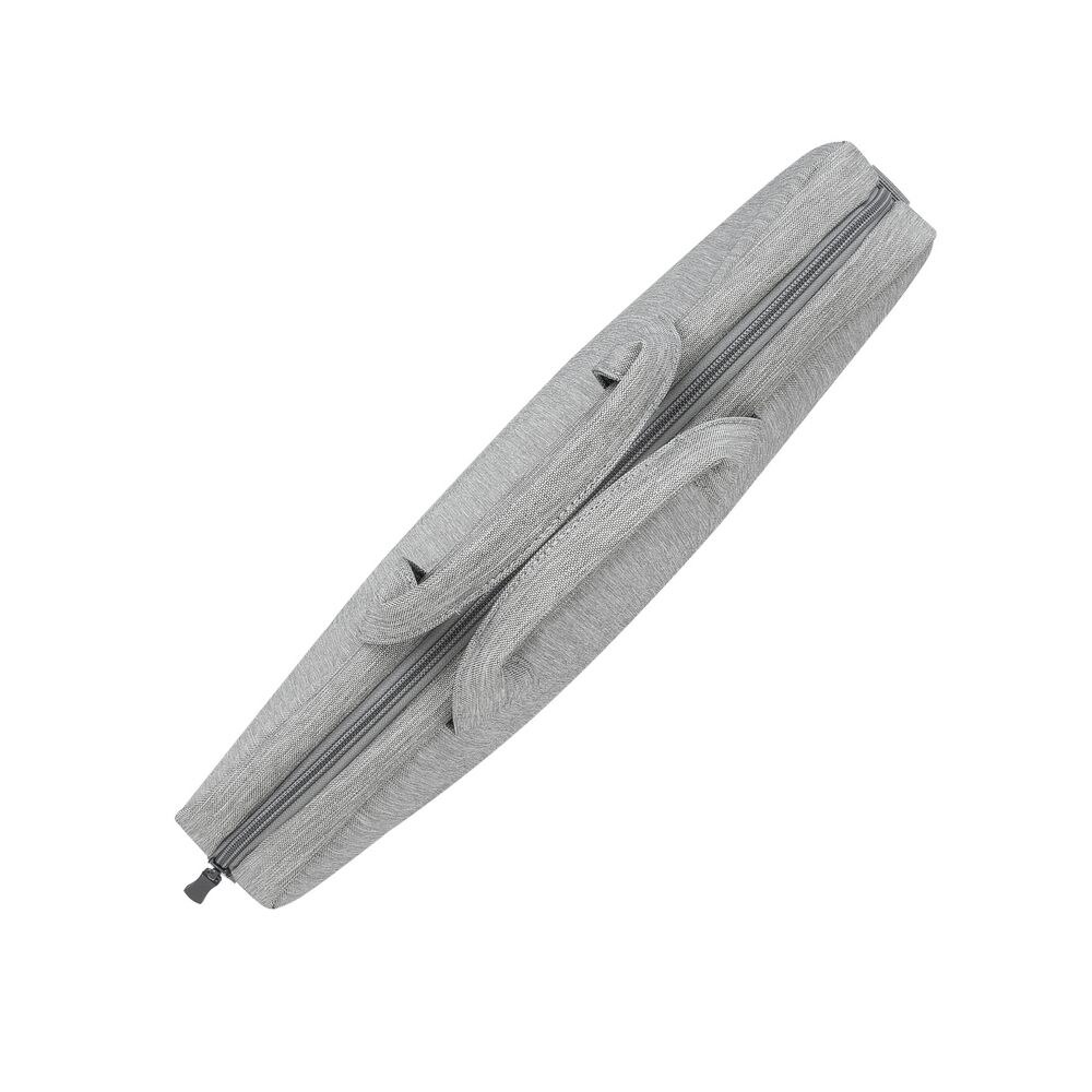 Geanta antifurt laptop, RivaCase, 15.6", Gri/Albastru inchis
