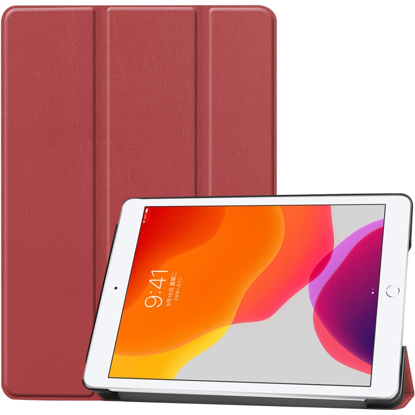 Husa pentru tableta NOKIA T20, Sigloo, Model Burgundy