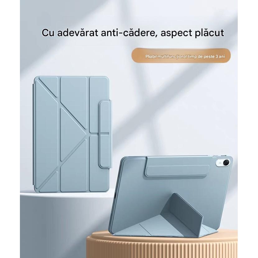 Husă multiFold, REDZ Accessories, pentru iPad 10/11, protecție 360, turcoaz, 10.9-11 inch