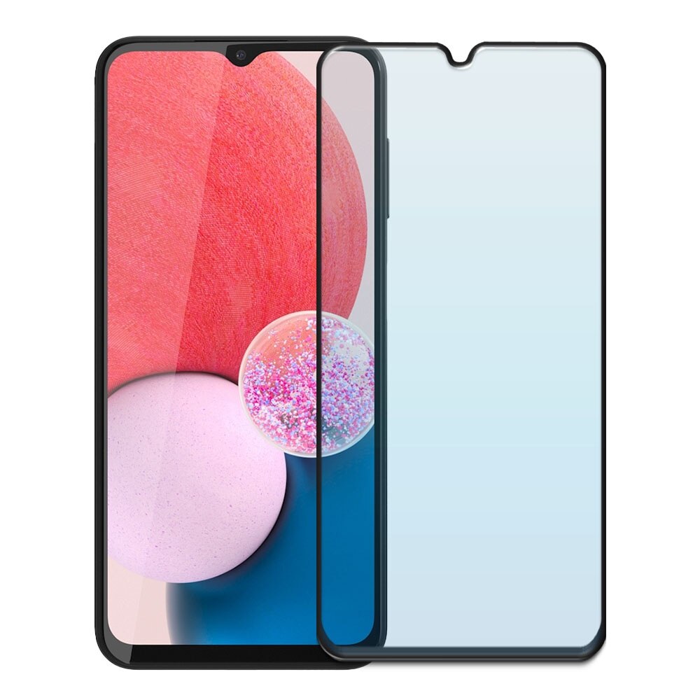 Folie din sticla securizata pentru Samsung Galaxy A13 (4G), HAMSTERBOX Glass Shield, Protectie completa ecran, Full face, Aplicare rapida, Case Friendly, Transparenta
