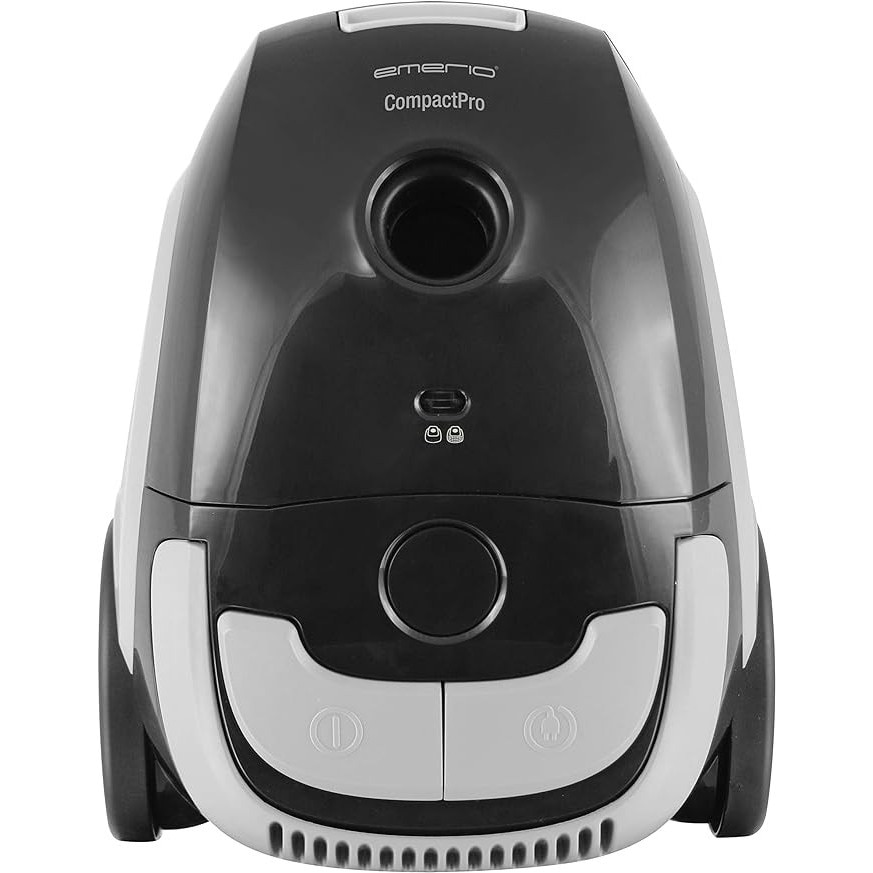 Aspirator Emerio Sieger Price/Performance 05/2020 Home & Garden Test, puternic, 800 W, compact si usor, cu sac, pentru podele dure si covoare, capacitate 2, 0 L, compatibil cu sacul Y05