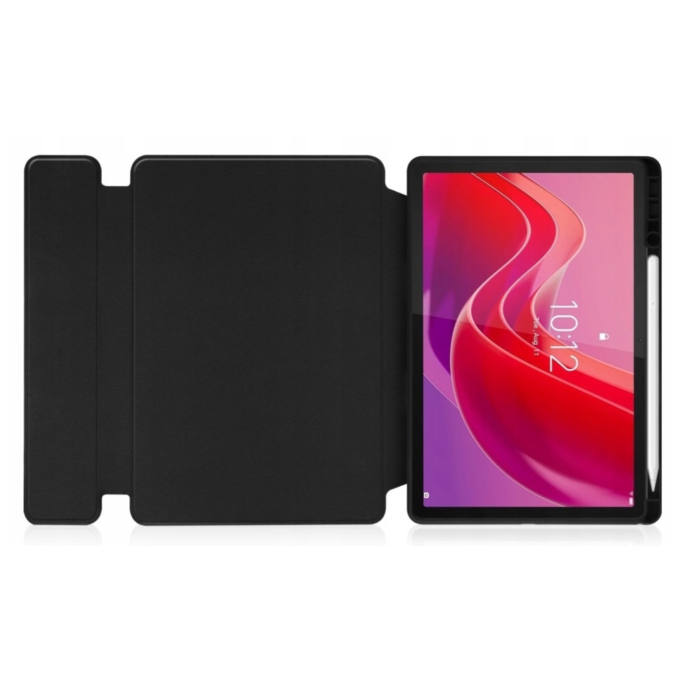 Husa cu tastatura pentru tableta Lenovo Tab M11 10.95" 11", neagra, 18mm grosime, functie de suport