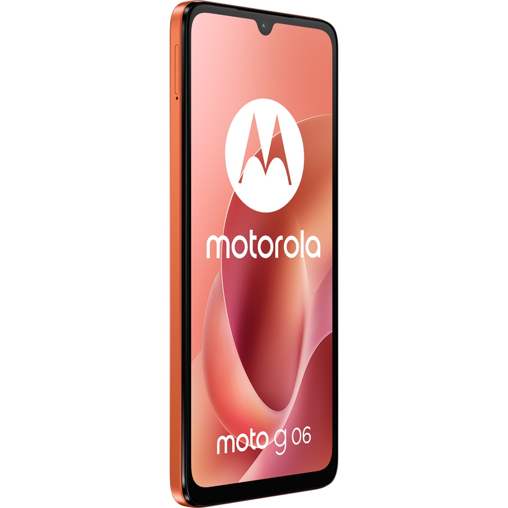 Telefon MOTOROLA G06, 64GB, 4GB RAM, Dual SIM, Arabesque Orange