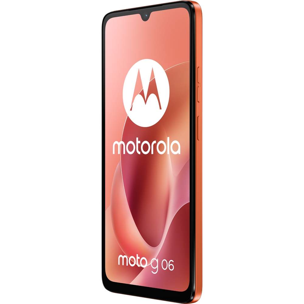 Telefon MOTOROLA G06, 64GB, 4GB RAM, Dual SIM, Arabesque Orange