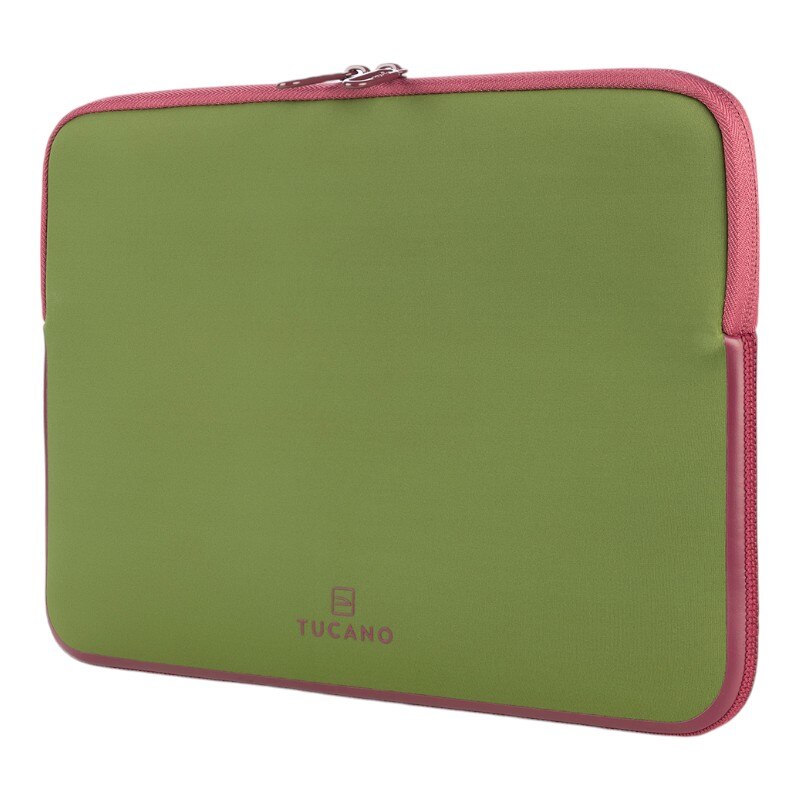 Husa laptop, Tucano, neopren, pentru MacBook Air 13"/Pro 13", 32x23.5x2.20cm, verde/roz