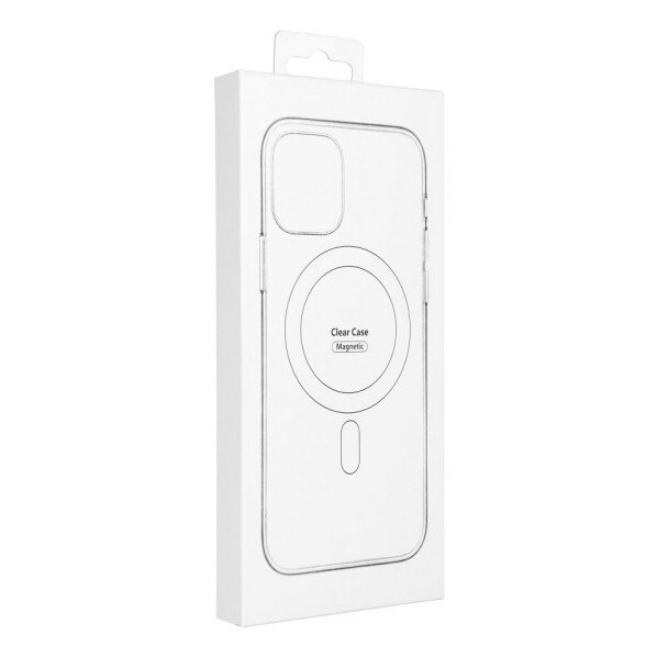 Husa Upzz Mag Cover Compatibila Cu iPhone 15 Pro, Tehnologie Air Cushion, Protectie La Camera, Transparenta