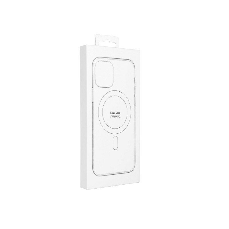 Husa Upzz Mag Cover Compatibila Cu iPhone 15 Pro, Tehnologie Air Cushion, Protectie La Camera, Transparenta