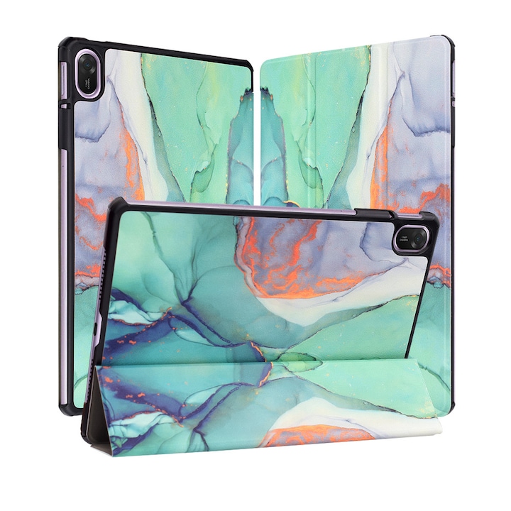 Husa pentru tableta Huawei MatePad 11.5 (2025), Accesorio Fold Pro, Green Time