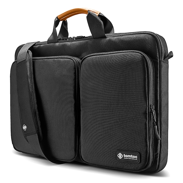 Servieta pentru Laptop 17 inch, Laptop Shoulder Bag, Black