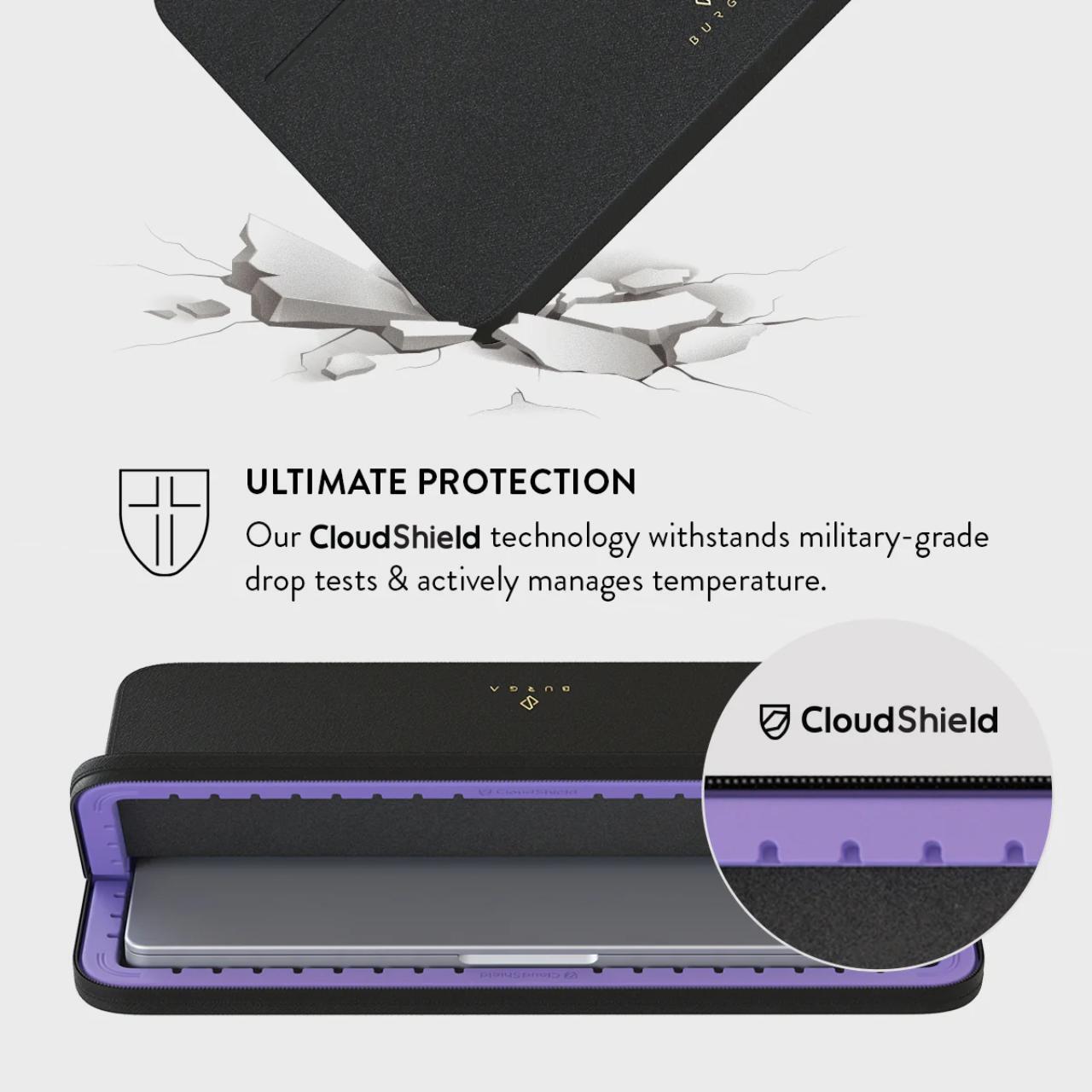 Husa antisoc Burga pentru Laptop 14 inch Reaper's Touch, cu fermoar, rezistenta la apa
