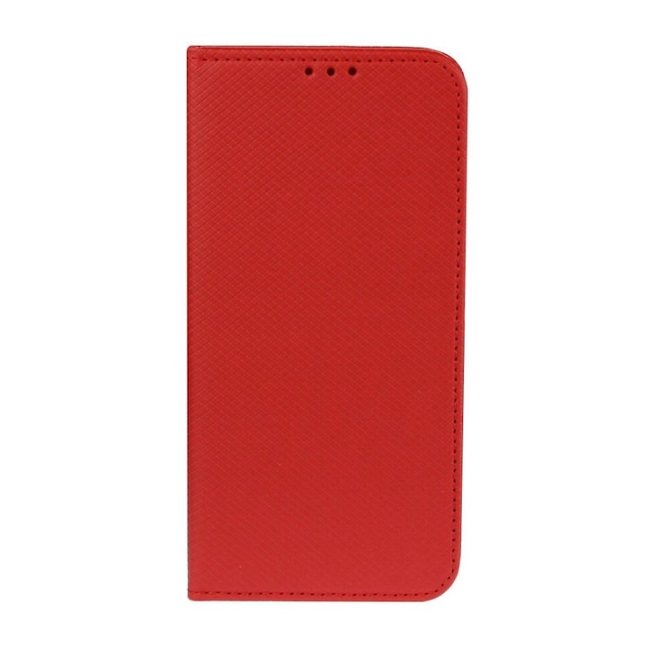 Husa Carte Smart cu Inchidere Magnetica pentru Samsung Galaxy A21s, Rosu