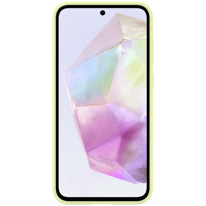 Husa de protectie Samsung Silicone Case pentru Galaxy A35 5G, Verde Lime