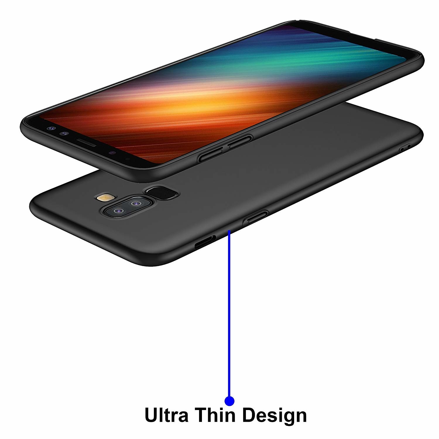 Husa Matte Effect pentru Samsung Galaxy Note 8 Black, Silicon