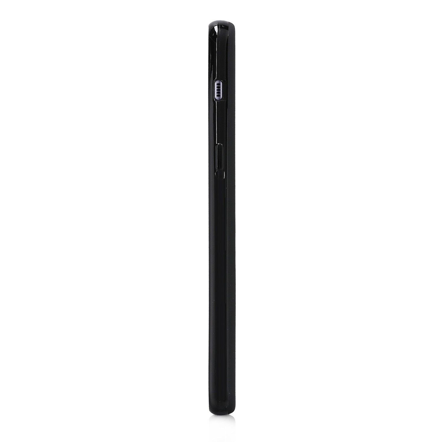 Husa Matte Effect pentru Samsung Galaxy Note 8 Black, Silicon
