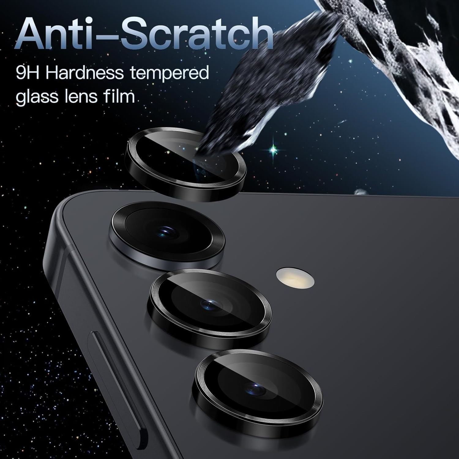 Folie de protectie pentru camera telefon, 9H sticla temperata, Aluminiu, pentru Samsung Galaxy S24