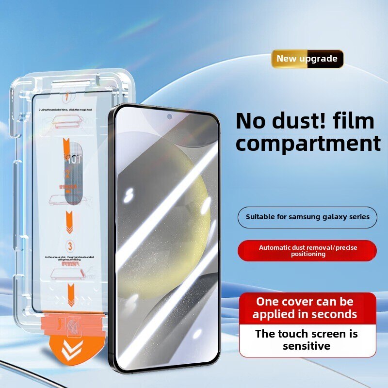 Folie protectie ecran Samsung Galaxy S24 Plus, sticla temperata HD, 3D, auto-aliniere, transparenta
