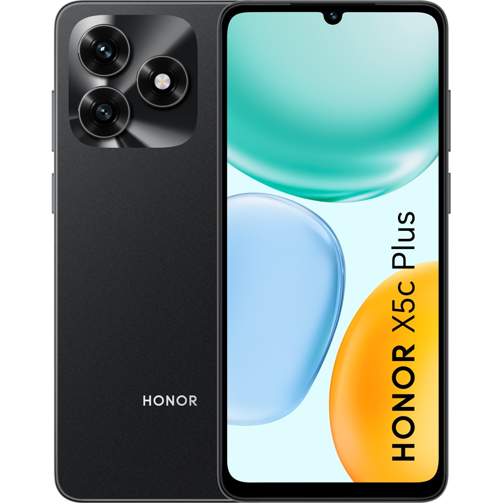Telefon HONOR X5c Plus, 64GB, 4GB RAM, Dual SIM, Midnight Black