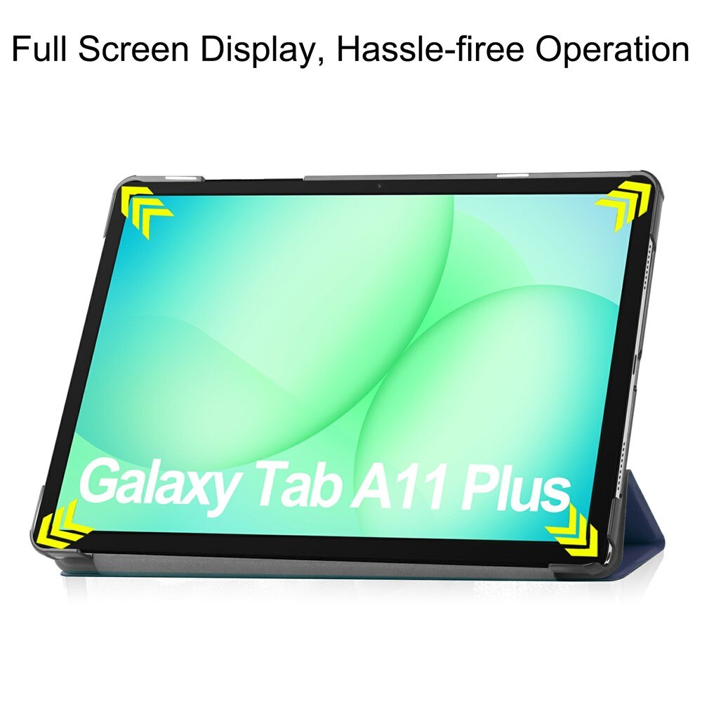Husă pentru tabletă Fold Pro, albastră, 360° protecție, pentru Samsung Galaxy Tab A11 Plus/A9 Plus