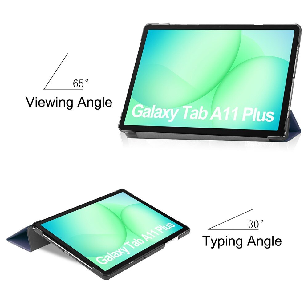 Husă pentru tabletă Fold Pro, albastră, 360° protecție, pentru Samsung Galaxy Tab A11 Plus/A9 Plus