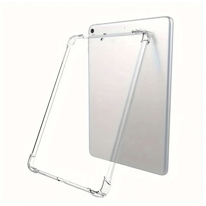 Husa compatibila cu Ipad 12.9 2020, Slim, Antisoc, Flexibila, TPU, Transparent