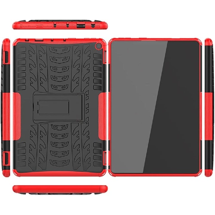 Husa Sigloo, pentru tableta Xiaomi Mi Pad 5, Mi Pad 5 Pro, Heavy Duty Rugged Armor, Black and Red