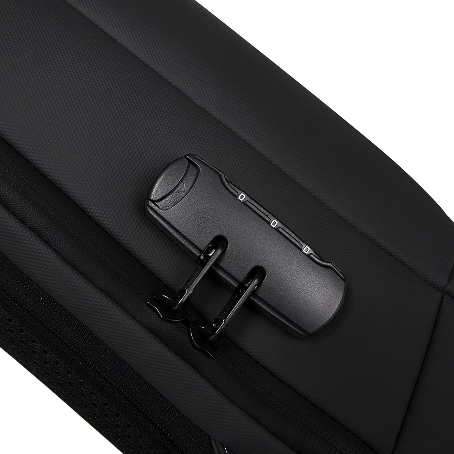 Rucsac pentru laptop 15.6" Bange, waterproof, 46x30x15 cm, capacitate 24L, cu sistem antifurt si port USB, negru