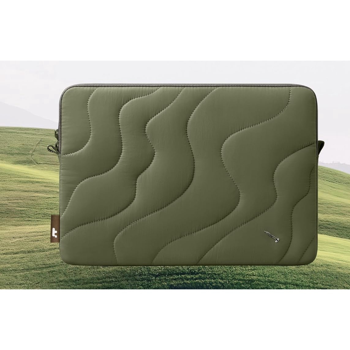 Husa pentru laptop, TomToc, Terra-A27, pentru 13 inchi, Greenlands