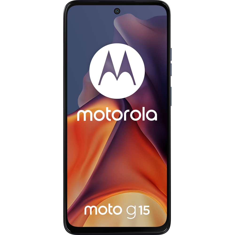 Telefon MOTOROLA Moto G15, 128GB, 8GB RAM, Dual SIM, Sea Blue