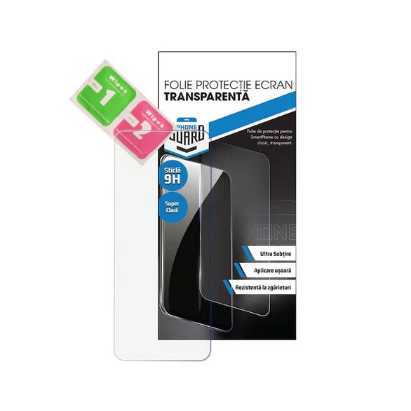 Folie de sticla transparenta compatibila cu Motorola Moto Edge 40 Neo, Case Friendly, SwimGlass, Full Glue, rezistenta 9H