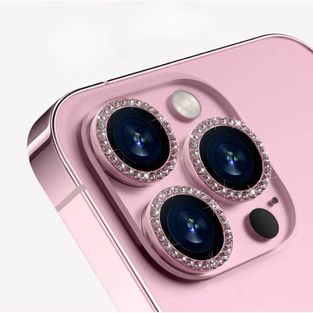 Folii protectie camera, pentru iPhone 15/ pentru 15 Plus, durabil, rezistent la zgarieturi, rezistent la apa, rezistent la ulei, usor de instalat, elegant, Roz