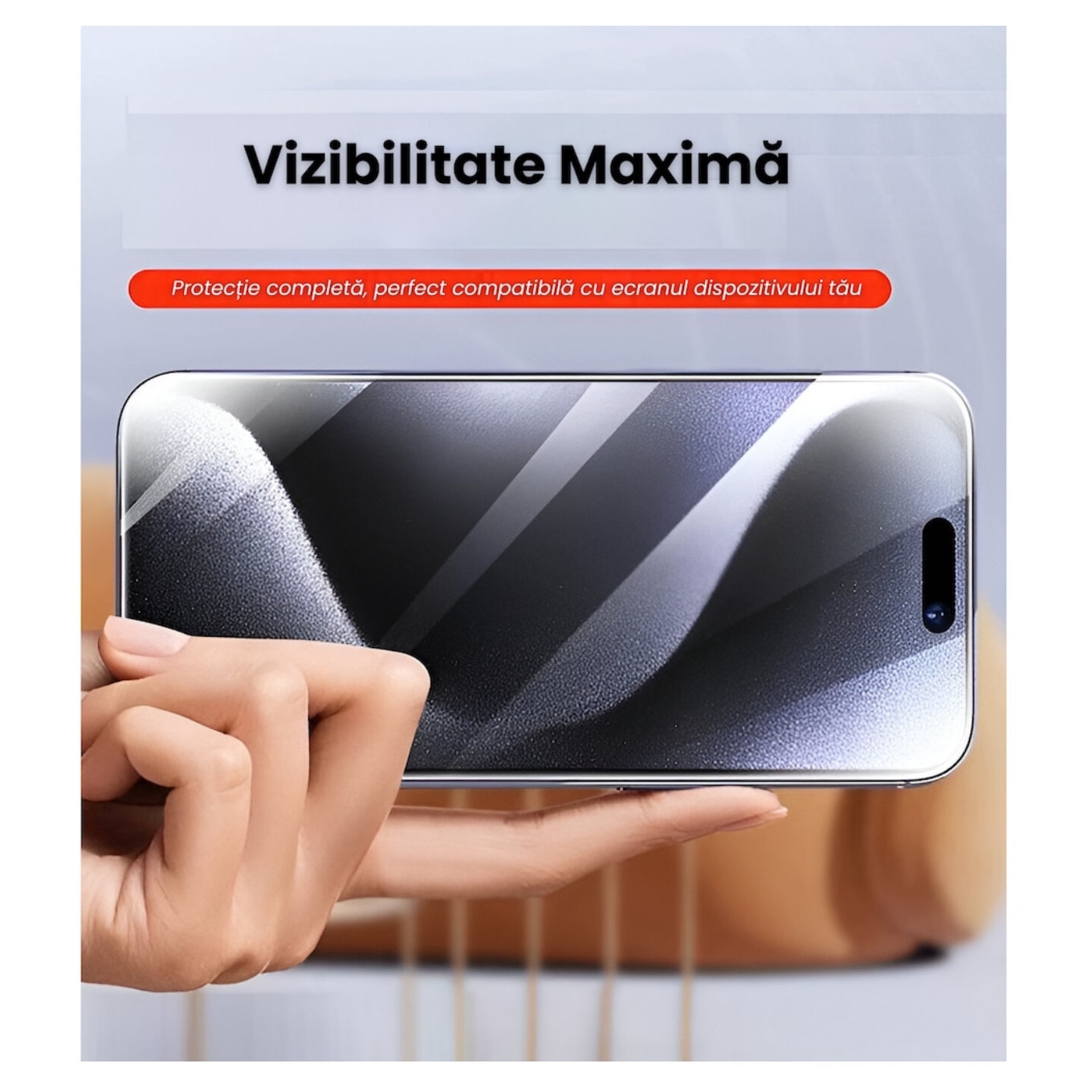 Folie Sticla Securizata, Compatibil cu iPhone 17 Pro Max, Gorila X instalare usoara cu dispozitiv EASYAPP pentru indepartarea prafului, Anti-zgarieturi, Anti-amprenta, anti-explozie, Anti-soc, Anti-ulei, Anti-orbire