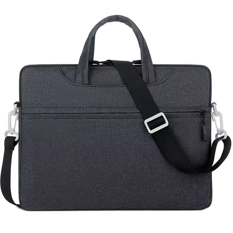 Geanta Smart Guard pentru Laptop 15-16", Curea umar, 3 Buzunare, Textil rezistent, Negru