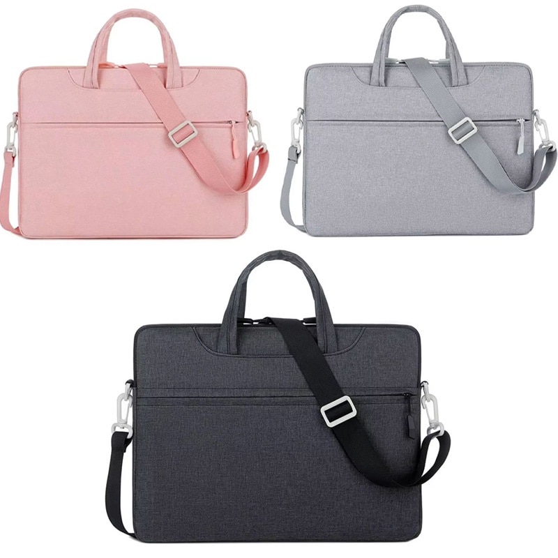 Geanta Smart Guard pentru Laptop 15-16", Curea umar, 3 Buzunare, Textil rezistent, Negru