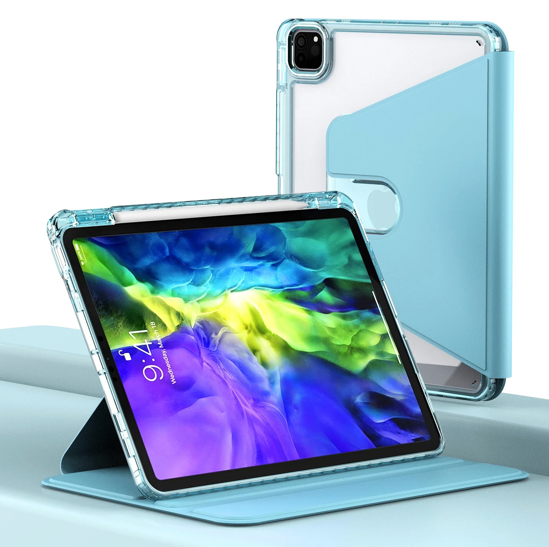 Husa pentru iPad Air 11 (2024), Accesorio Crystal Vision, Black