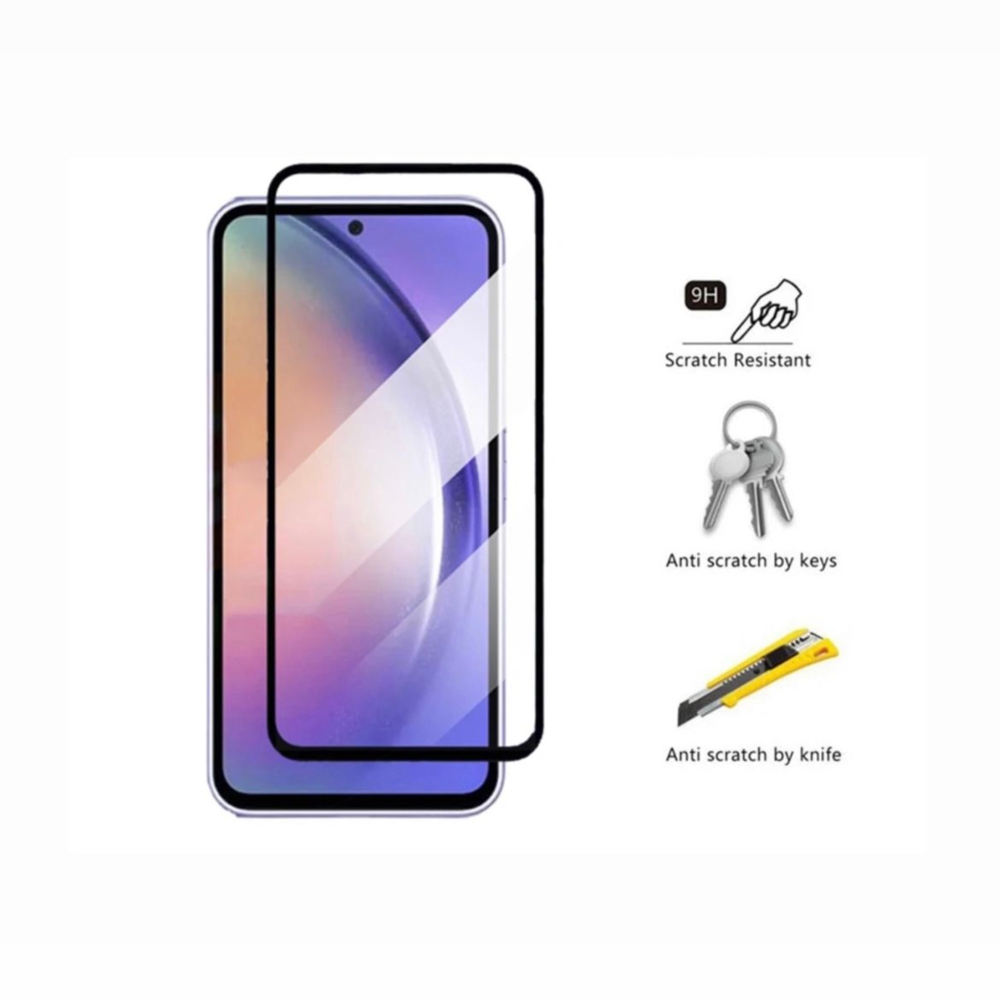 Folie de protectie din silicon pentru iPhone 13 / 13 Pro, Mata, Privacy, Anti-Amprente