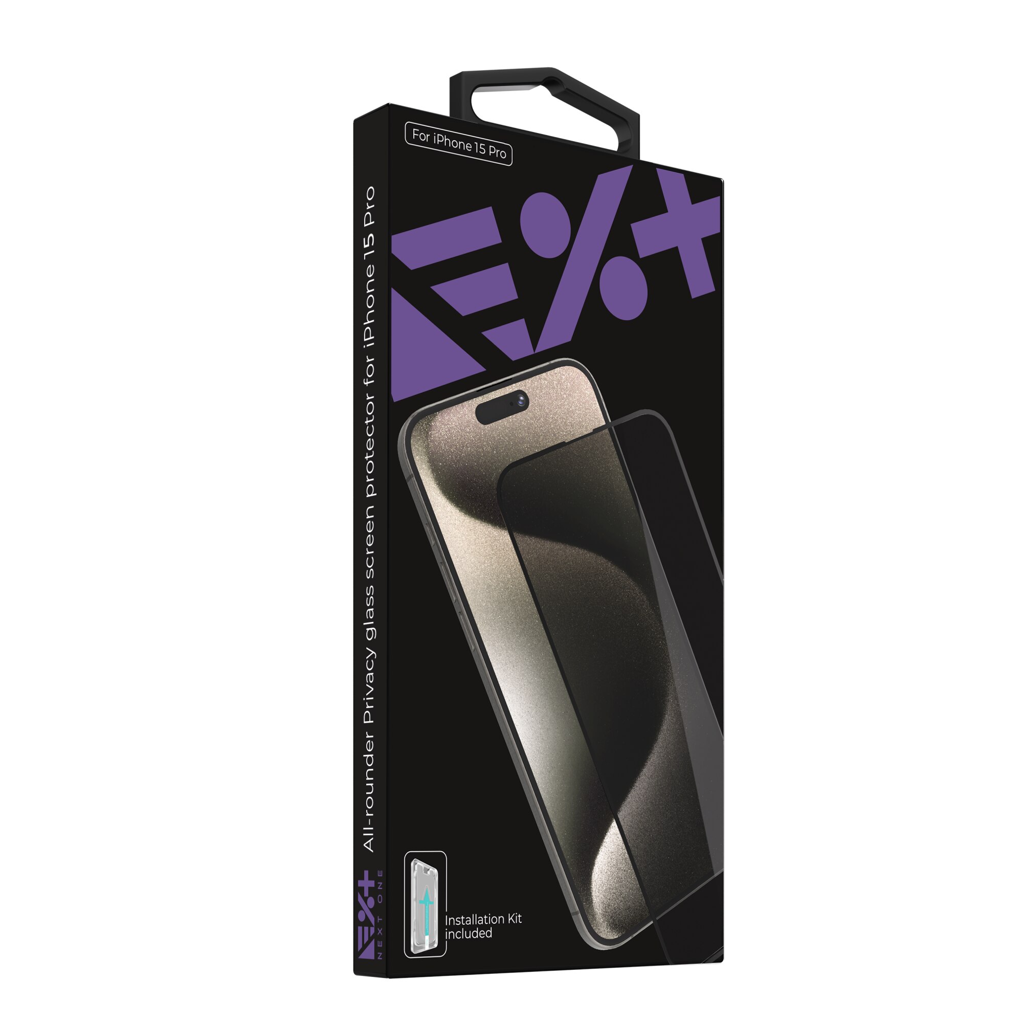Folie de protectie din sticla Privacy NOA pentru iPhone 15 Pro (2023)