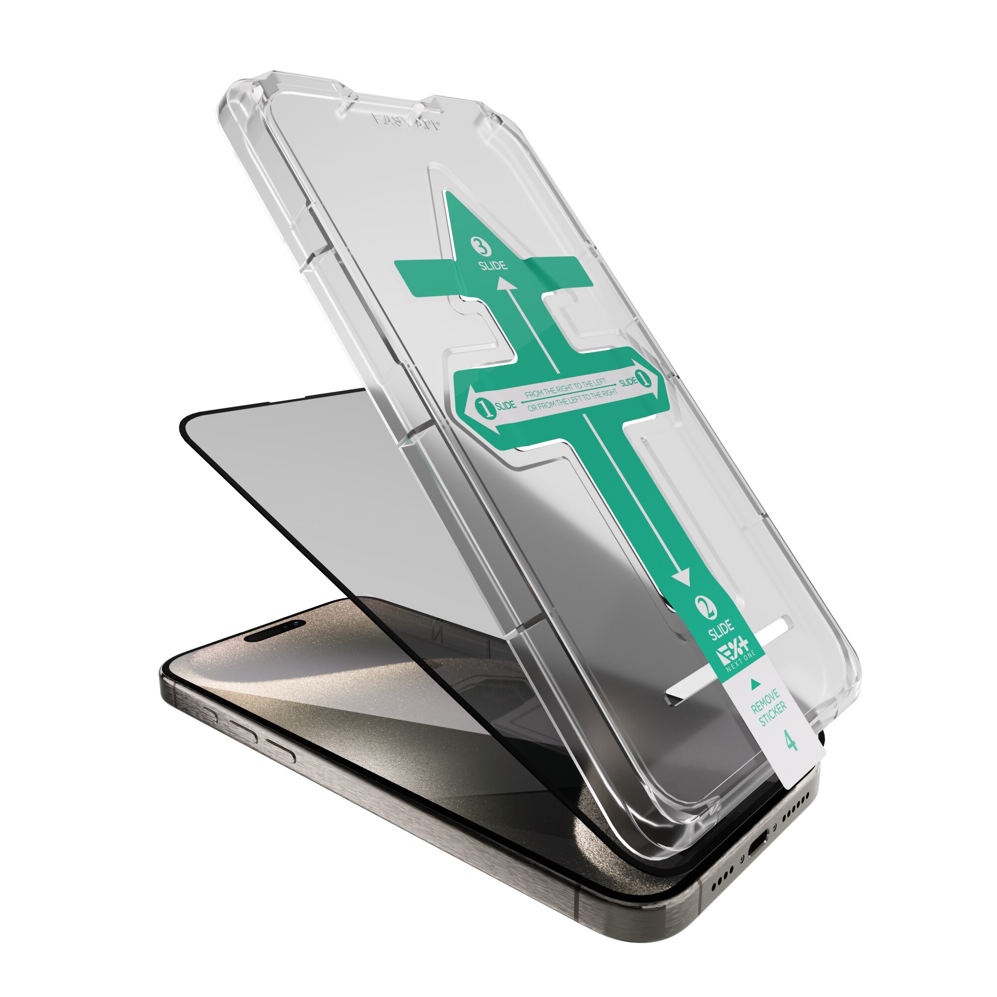 Folie de protectie din sticla Privacy NOA pentru iPhone 15 Pro (2023)