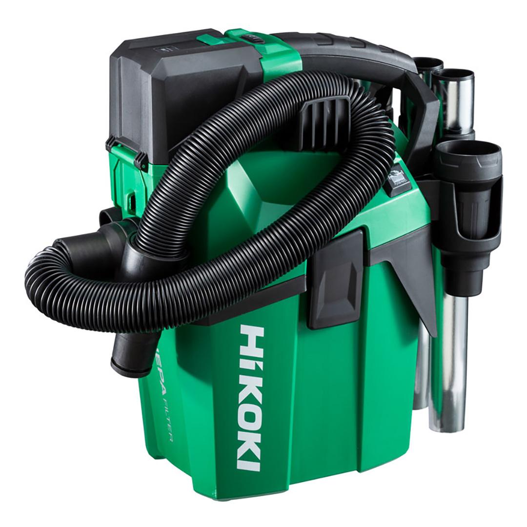 Aspirator actionat cu acumulator HiKOKI RP18DA W4Z, 18V, 6L, HEPA, moduri Boost/Eco, fara acumulator