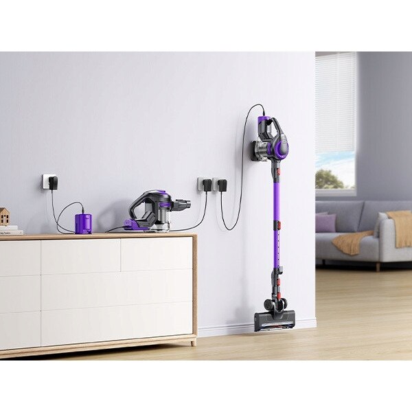 Aspirator vertical Laresar V10 Lite, 38 kPa, HEPA 5 in 1, 0,6 l, 3 kg, fara fir