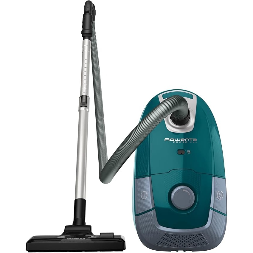 Aspirator cu sac Rowenta RO3143 Power XXL, culoare petrol/gri, 900 W, capacitate 4, 5 litri