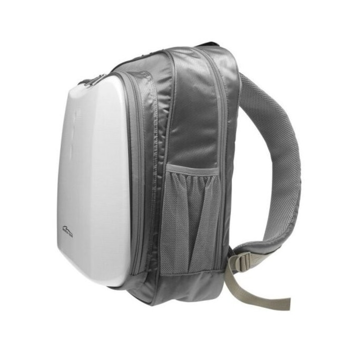 Rucsac pentru laptop, Media-tech, MT2106W, TECHNOBACK 15.4", Alb/Gri